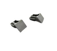 ZAPYVET OEM-manija de techo con hebilla, tiradores de agarre de techo internos, tapa de cubierta de abrazadera de fijación, for VW, Passat, B8 Asidero para techo de coche(Grey 2pcs)