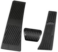 ZAPYVET Pedal Pad, for Bmw Ix5 Ix 2021 2022 2023 2024 Car Fuel Accelerator Brake Pedals Cover Non-slip Aluminum Accessories Clutch Pedal interior(BLACK Rest AT Black 3piece)