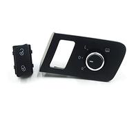 ZAPYVET Perilla de ajuste del interruptor del espejo lateral con interruptor de Control de puerta, for VW, Volkswagen, Caddy, 2003-2015 1T1 959 565F Interruptor de espejo lateral