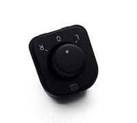 ZAPYVET Perilla de ajuste, interruptor Control espejo lateral Konb, for VW, Volkswagen, Golf, Jetta, Passat, EOS, 1K0 959 565H 1K0959565H Interruptor de espejo lateral