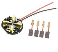 ZAPYVET Portaescobillas de carbón for Motor, reemplazo de escobillas de carbón, llave eléctrica de batería de litio, accesorios de soporte for escobillas de carbón, 5 uds. Conjunto de portaescobillas