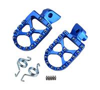 ZAPYVET Reposapiés Reposapiés Estriberas compatibles con Husqvarna, FE TE FC 250 300 350 450 2014-2016 TC 65 85, for, YZ 125 250 125X 250X WR 250F 450F Reposapiés para Motocicleta(Blue)