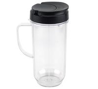 ZAPYVET Repuesto de Vaso Alto de 22 oz con Tapa abatible for Llevar, for licuadoras Magic Bullet MB1001 de 250 W Reemplazo de Cuchillas para licuadora