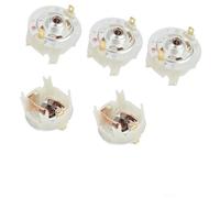 ZAPYVET Soporte for escobillas de carbón de 5 uds, repuesto de soporte for escobillas de carbón for Motor de taladro eléctrico, for modelos RS775 RS750 RS755 -RS 775 750 Conjunto de portaescobillas