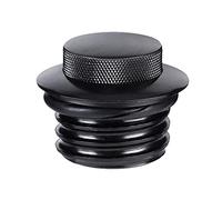 ZAPYVET Tanque de aceite de motocicleta de aluminio, tanque de combustible, reemplazo en el sentido de las agujas del reloj, for Harley, Davidson Dyna Street Tank Bob 1982-2018 Tapa del tanque de comb