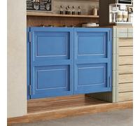 ZAQYCM Puerta Abatible Puerta De Cocina Comercial Que Se Abre Al Balanceo, Grandes Puertas De Salón Pintables para Bar, Casa De Juegos, Restaurante Y Entrada De Pasillo(Blue,48x32in(122x80cm))