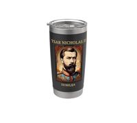 Zar Nicolás II Rusia Ortodoxa Rusia Historia Vaso térmico de acero inoxidable de doble pared