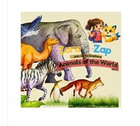 Zara & Zap's My First Animal Coloring Book: Cute and Easy Coloring Book for Kids Ages 2-4, 3-5, 4-8 with Fun Animals, Bold Outlines, Color Reference Pages and Simple Learning Activities