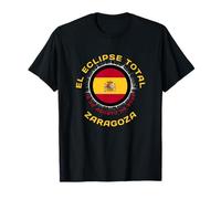 Zaragoza España España Eclipse Solar Totalidad Agosto 12, 2026 Camiseta