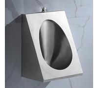 ZARBAILRE Urinario De Acero Inoxidable 304, Urinarios De Pared Ktv De Barra, Urinario Masculino, Urinarios De Prisión Presionado a Mano para Hogares, Hoteles, Escuelas