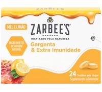 Zarbee's Garganta & Extra Imunidade Mel/Limão (24 Pastilhas)