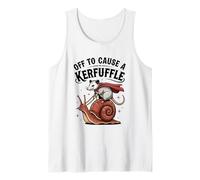 Zarigüeya Caracol Jinete Divertido Animal Héroe Causa Un Kerfuffle Camiseta sin Mangas