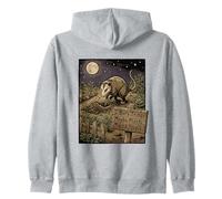 Zarigüeya Divertida entierro Cosas Tal Vez Plantas Tal Vez Personas Sudadera con Capucha