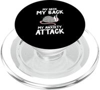 Zarigüeya Mi Cuello Mi Espalda Mi Ansiedad Ataque Zarigüeya PopSockets PopGrip para MagSafe