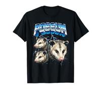Zarigüeya Vintage 80s Retro Funny Opossum Silly 90's Hombres Mujeres Camiseta