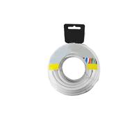 Zarivy Carrete de cable coaxial apantallado de aluminio 10 m, ideal para instalaciones de telecomunicaciones y conexiones de video.