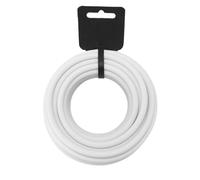 Zarivy Carrete de cable paralelo 2x1mm blanco 5m, ideal para conexiones de audio y proyectos eléctricos.