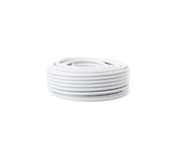 Zarivy Carrete de manguera tubular H05VV-F 2 x 1,00 mm², 20 m, ideal para conexiones eléctricas y uso doméstico.