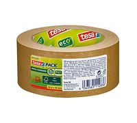 Zarivy Cinta de embalar ecológica de papel 50m x 50mm, ideal para envíos, embalaje y protección de productos.