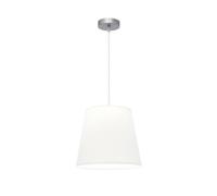 Zarivy Colgante 1xe27 Cromo/Blanco 35x35 cm - Iluminación decorativa para interiores, perfecto para salones y comedores.