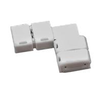 Zarivy Conector de tira LED de 10 mm para esquinas - Paquete de 2 piezas, ideal para facilitar la instalación de tiras LED en ángulos.