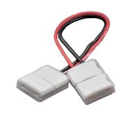 Zarivy Conector LED de tira de 10 mm con cable de 15 cm, paquete de 2 unidades, ideal para extensiones y conexiones en iluminación LED.