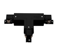 Zarivy Conector plástico T negro derecho/derecho - Ideal para uniones de tuberías y aplicaciones de plomería.