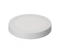 Zarivy Downlight LED Superficie 20W 1500lm 4000K Luz Diurna Blanco Ø22x3,5cm, ideal para iluminación de espacios y ahorro energético.
