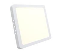 Zarivy Downlight superficie cuadrado 12W 4000K, 1080 Lm, dimensiones 2,8x17x17 cm, ideal para iluminación en espacios interiores.