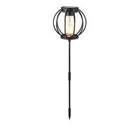 Zarivy Juego de 3 luces solares de jardín Ø13x43cm, 3 lm de luminosidad, ideales para iluminar espacios exteriores y decorar jardines.