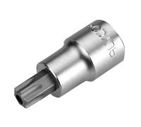 Zarivy Llave vaso 1/2" con punta Torx T20, herramienta de alta resistencia para aflojar tornillos y tuercas en aplicaciones mecánicas.