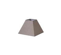 Zarivy Pantalla de lámpara E27 en lino gris, dimensiones 25x11x18 cm, ideal para decorar y proporcionar luz ambiental en interiores.