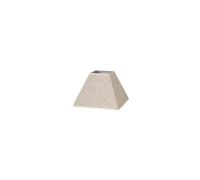 Zarivy Pantalla E27 de Lino Beige 17x8x13 cm, ideal para lamparas de mesa y decoración de interiores.