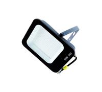 Zarivy Proyector LED 100W, luz 6000K, alta luminosidad, ideal para iluminación exterior y eventos.