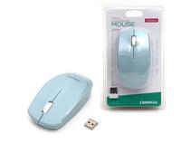 Zarivy Ratón inalámbrico 1200 dpi Color Azul Claro, Ideal para Trabajo y Ocio, Proporciona Libertad de Movimiento y Comodidad en el Uso.