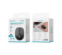 Zarivy Ratón inalámbrico 4D Negro con diseño ergonómico, Sensor de Alta precisión, conectividad Bluetooth, Ideal para Gaming y Trabajo.