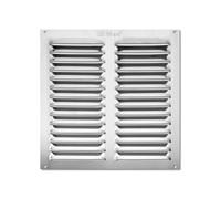 Zarivy Rejilla Adhesiva de Aluminio 200x200 mm, versátil para ventilación y decoración en Interiores.