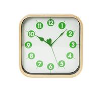 Zarivy Reloj de Pared Verde 23 cm, diseño Moderno, Silencio en Funcionamiento, para decoración y gestión del Tiempo en el hogar.