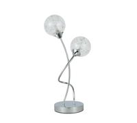 Zarivy Sobremesa Cromo 45x24x14 cm, diseño moderno y funcional, ideal para decoración y almacenamiento en espacios reducidos.