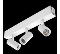 Zarivy Spotlight lineal 3 luces 45W - Bloque terminal - 3000K-4000K-5000K - 4500 Lm - IP20 - Ideal para iluminación decorativa y funcional.