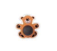 Zarivy Tope de Pared Adhesivo Animal, Color Naranja, fácil instalación, diseño Atractivo, Protege Paredes, Ideal para Habitaciones Infantiles.