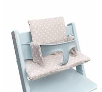 ZARPMA Cojín para trona compatible con Stokke Tripp Trapp Chiar inserto de tela de algodón relleno con acolchado de algodón (estrella gris)