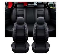 ZARUXCHA Coche Fundas Asientos para Dacia Jogger Extreme/Lodgy 2000-2024, Cuero Coche Fundas Asientos Impermeables Transpirable Coches Interior Accesorios, 5 Plazas(All Black)