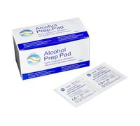 Zarys P1-IA-2 Compresa de gasa humedecida con alcohol Alcohol Prep Pad estéril - Caja de 100 piezas