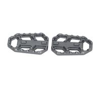 ZASCHMOY 1 par de Clavijas de Pie de Motocicleta Antideslizantes CNC Reposapiés de Motocicleta de Aleación de Aluminio para X300 650 1000 Negro (GRAY)