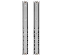 ZASCHMOY 2 Unids/set Mini Guía Deslizante Suave y Duradera de Aleación de Aluminio para Gabinete de Cajones de 140mm-diseño Seguro No Tóxico para Deslizamiento sin Esfuerzo (140 mm de largo)