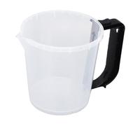 ZASCHMOY 30 Uds Tazas Medidoras 600CC Vasos Mezcladores Transparentes con 5 Asas Escala Oz y ML para Pintura de Resina Artesanía Cocina Plástico ABS Duradero