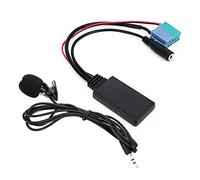 ZASCHMOY 5.0 Adaptador de Micrófono Cable de Audio Auxiliar para Grande Punto - Audio de Automóviles Superiores y Adaptador de Música con Compatibilidad DC 12V