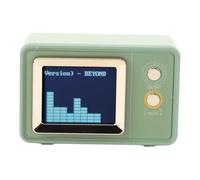 ZASCHMOY Altavoz BT Compacto Retro con Letras Dinámicas, Reloj de Escritorio y Proyección de Calendario, Uso Diario y Fiestas