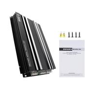 ZASCHMOY Amplificador de Potencia para Coche, Amplificador de Audio de Aleación de Aluminio de Alta Potencia de 12V y 4 Canales para Mejorar la Calidad del Sonido